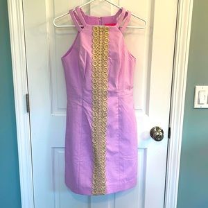 NWT Lilly Pulitzer Pearl Stretch Shift Dress in Lilac